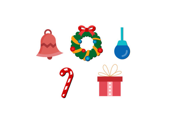 Christmas Cute Vectors Set for Editorial and Web Design