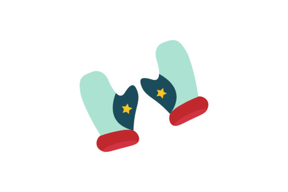 Christmas Gloves Vectors Illustrations