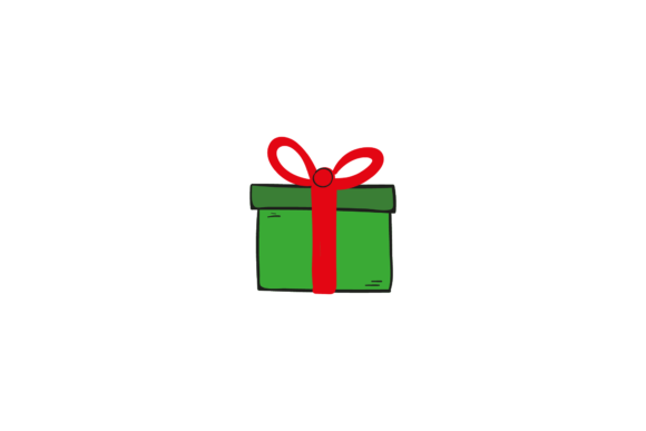 Christmas Illustration Gift Box Vector