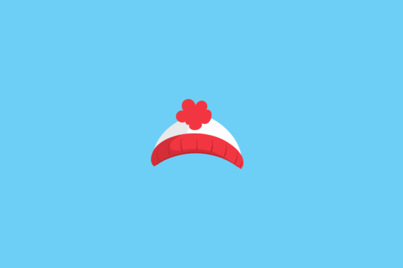Christmas Illustration Santa Hat