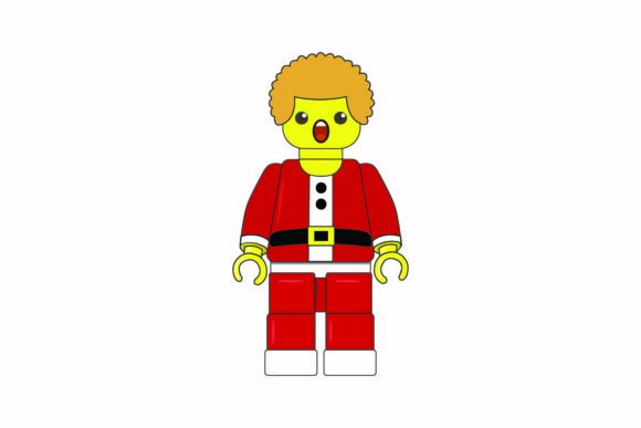 Christmas Lego Man Avatar Illustrations