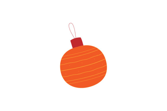 Christmas Orange Vectors Illustrations