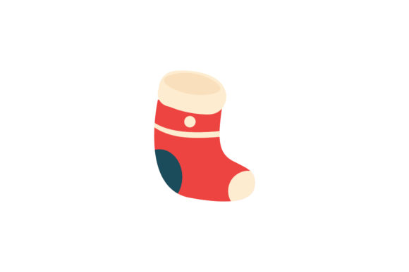 Christmas Socks Vectors for Editorial Design