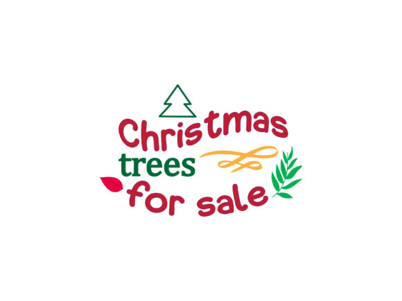 Christmas Tree for Sale Illustrations