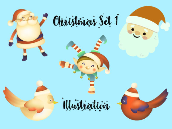 Christmas Vector Bundle Set for Kids 6