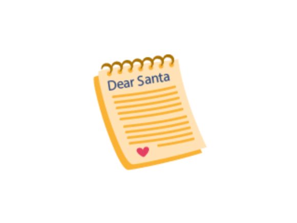 Dear Santa Diary Christmas Illustration