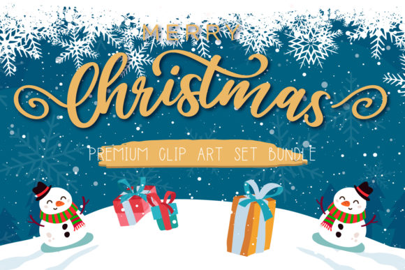 Merry Christmas Illustration Set